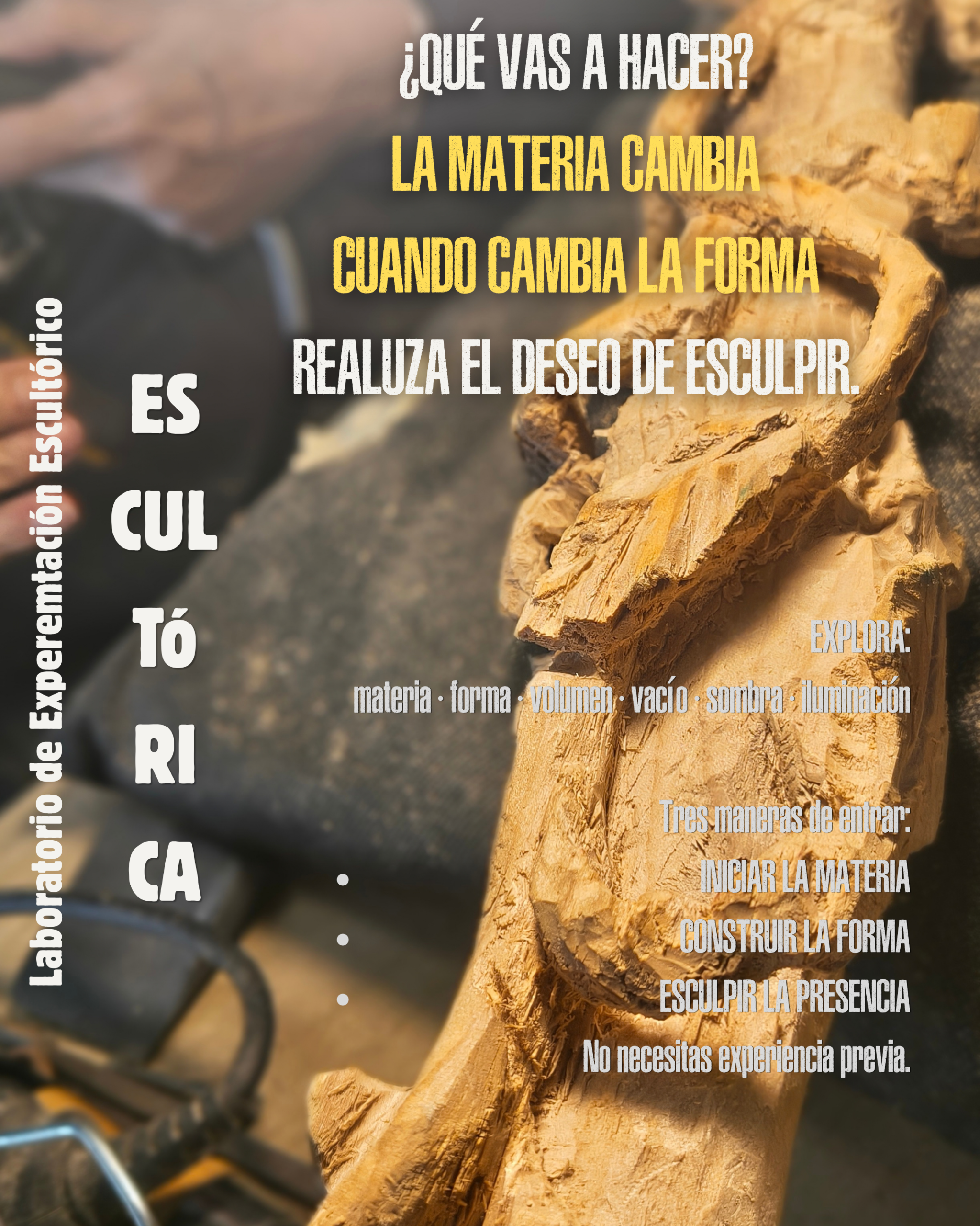 Experiencia de exploración escultórica individual