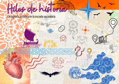 Somos hilos de historia, ilustración digital, objetos de aprendizaje artístico , 2021. CENART.